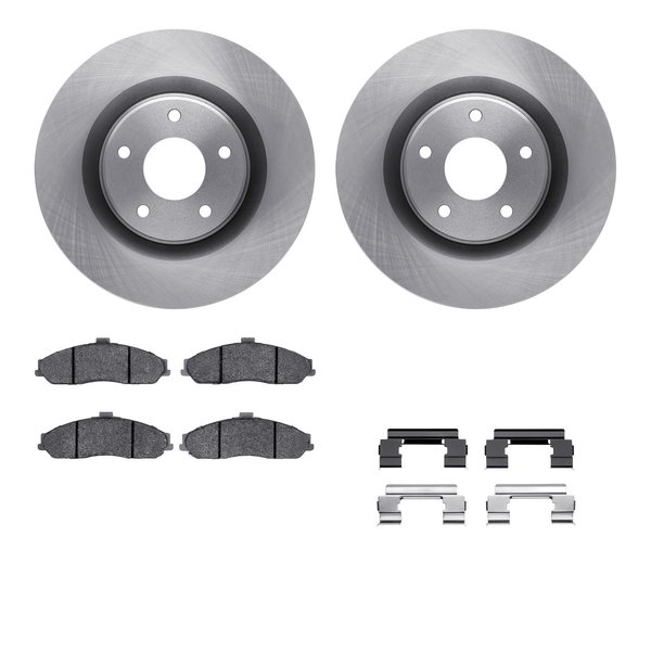 Dynamic Friction Co 6512-46155, Rotors with 5000 Advanced Brake Pads includes Hardware 6512-46155